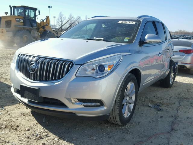 5GAKRDKDXDJ122260 - 2013 BUICK ENCLAVE SILVER photo 2