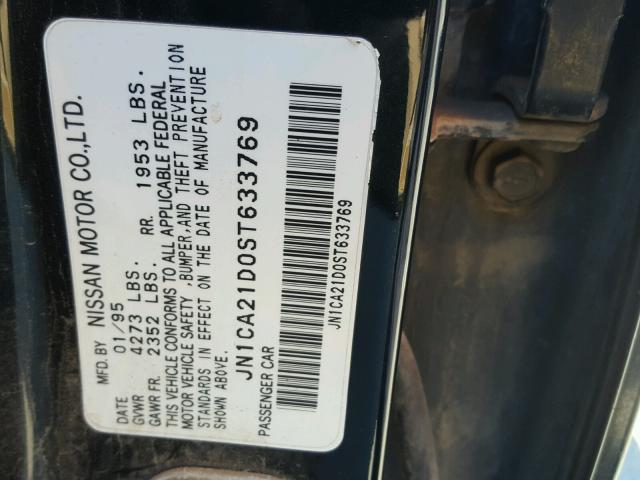 JN1CA21D0ST633769 - 1995 NISSAN MAXIMA GLE GREEN photo 10