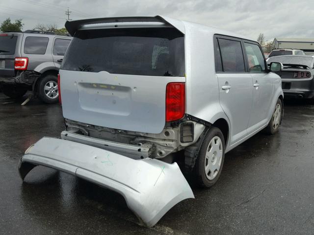 JTLKE50E781006925 - 2008 SCION XB SILVER photo 4