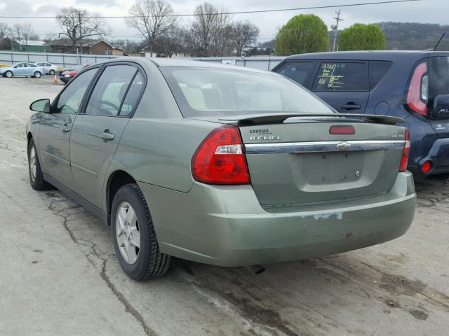 1G1ZT54805F231084 - 2005 CHEVROLET MALIBU LS მწვანე ფოტო 3