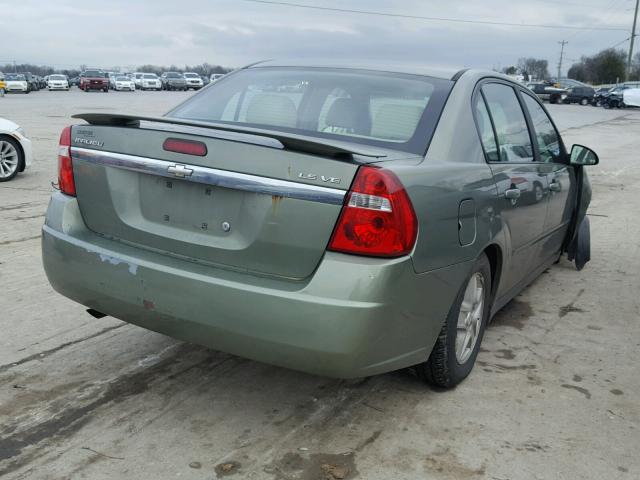 1G1ZT54805F231084 - 2005 CHEVROLET MALIBU LS GREEN photo 4