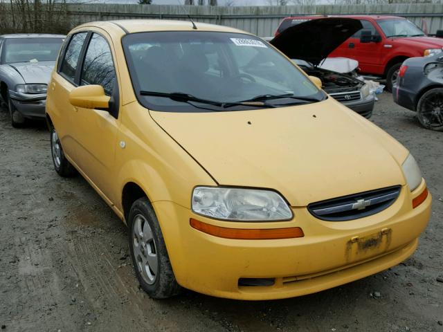 KL1TD66656B676075 - 2006 CHEVROLET AVEO BASE Sarı foto 1