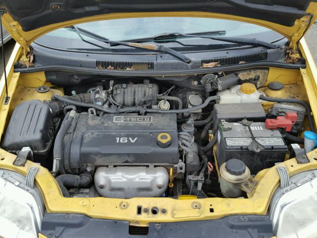 KL1TD66656B676075 - 2006 CHEVROLET AVEO BASE Sarı foto 7