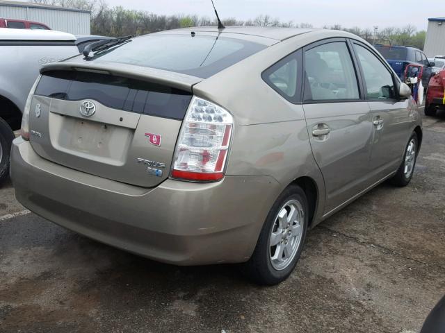 JTDKB20U963148401 - 2006 TOYOTA PRIUS GOLD photo 4