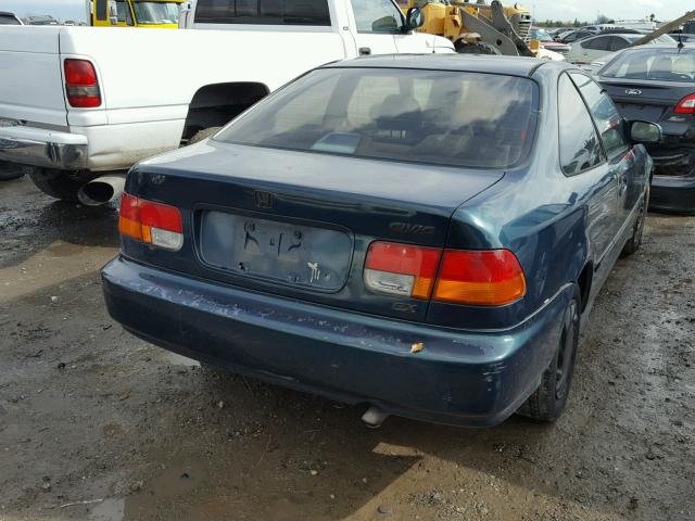 1HGEJ8242WL135779 - 1998 HONDA CIVIC EX GREEN photo 4