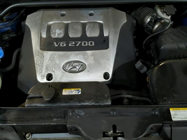 KM8JN72D56U311161 - 2006 HYUNDAI TUCSON GLS BLUE photo 7