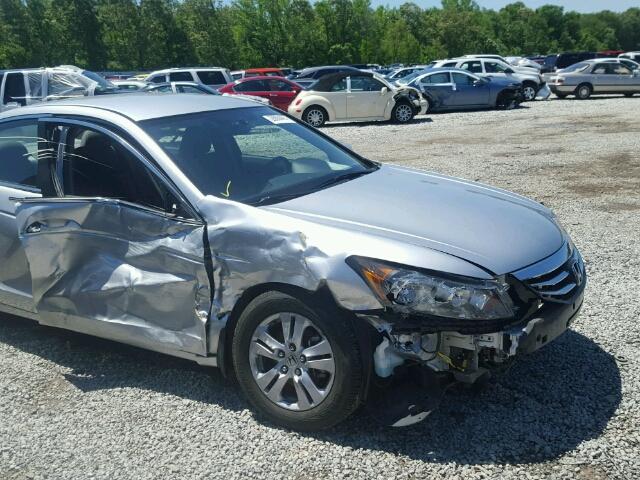 1HGCP2F43CA075368 - 2012 HONDA ACCORD LX- SILVER photo 9