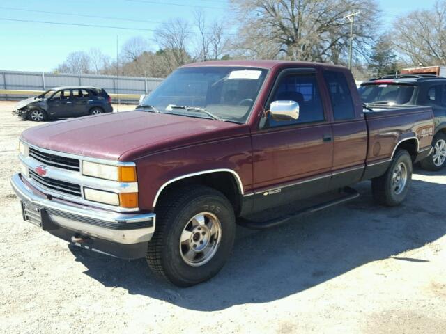 1GCEK19K9RE276882 - 1994 CHEVROLET GMT-400 K1 BURGUNDY photo 2