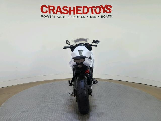 JKAEXEE10DDA08949 - 2013 KAWASAKI EX650 E WHITE photo 7