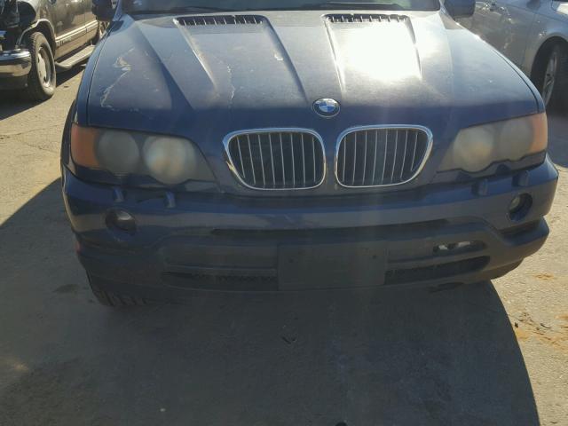 WBAFB3348YLH01934 - 2000 BMW X5 4.4I BLUE photo 9