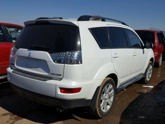 JA4AS3AW3CU005235 - 2012 MITSUBISHI OUTLANDER WHITE photo 4