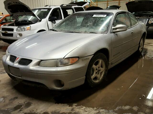 1G2WP12K9XF231582 - 1999 PONTIAC GRAND PRIX GRAY photo 2