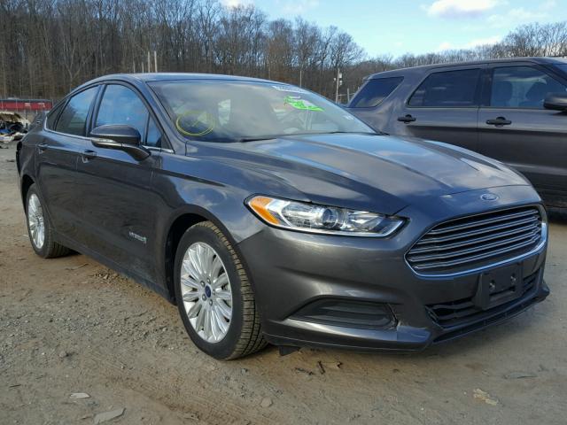 3FA6P0LU8GR126305 - 2016 FORD FUSION SE GRAY photo 1