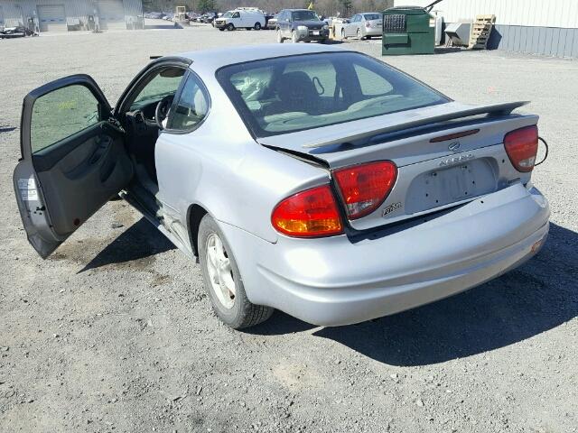 1G3NL12E3YC362152 - 2000 OLDSMOBILE ALERO GL SILVER photo 3