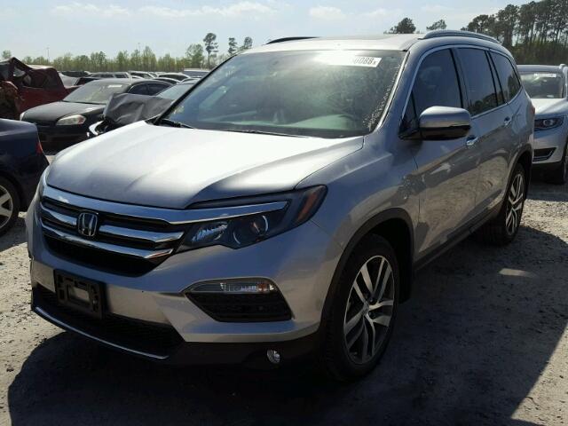 5FNYF6H03GB105510 - 2016 HONDA PILOT ELIT SILVER photo 2