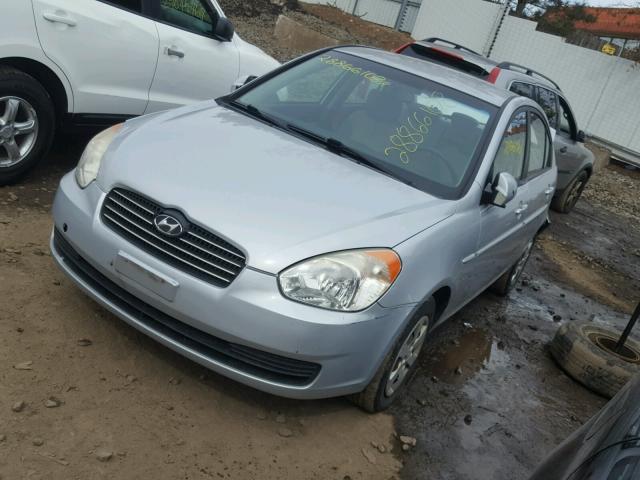 KMHCN46C69U373231 - 2009 HYUNDAI ACCENT GLS SILVER photo 2