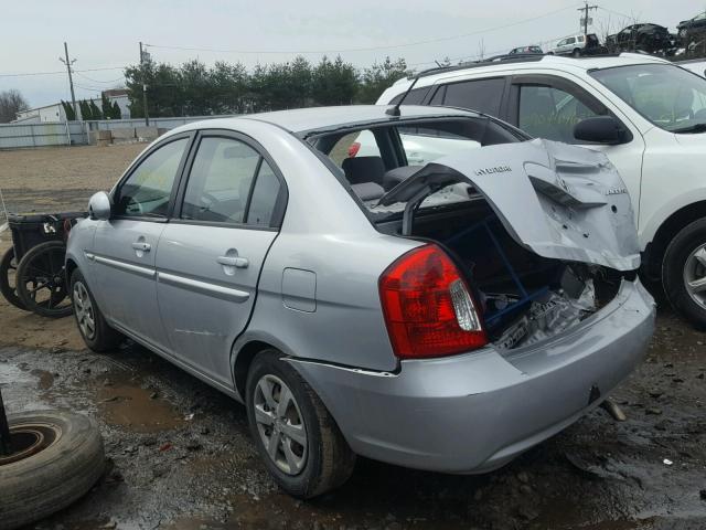 KMHCN46C69U373231 - 2009 HYUNDAI ACCENT GLS SILVER photo 3