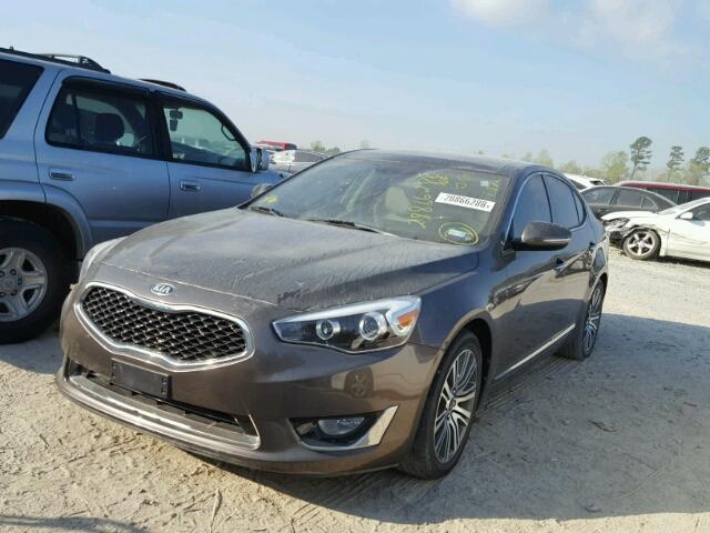 KNALN4D78E5160096 - 2014 KIA CADENZA PR BROWN photo 2