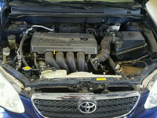 1NXBR32EX5Z561164 - 2005 TOYOTA COROLLA CE BLUE photo 7