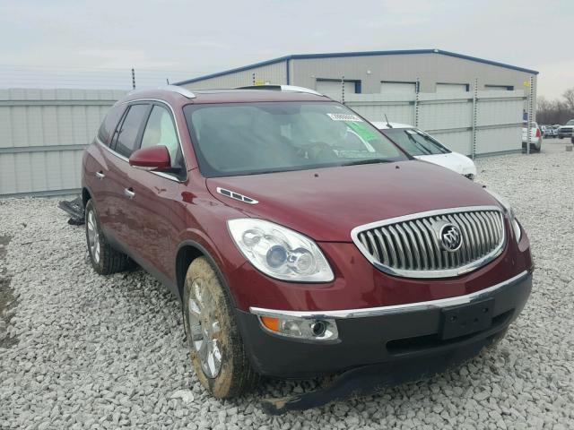5GAKRCED3BJ267630 - 2011 BUICK ENCLAVE CX MAROON photo 1