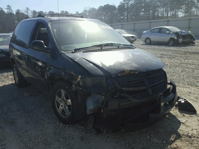 1D4GP45R76B564348 - 2006 DODGE CARAVAN SX BLACK photo 1