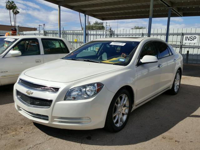 1G1ZE5E02CF263101 - 2012 CHEVROLET MALIBU LTZ 奶油色 照片 2