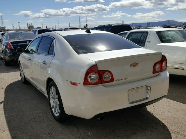 1G1ZE5E02CF263101 - 2012 CHEVROLET MALIBU LTZ 奶油色 照片 3