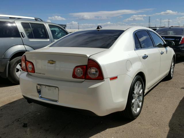 1G1ZE5E02CF263101 - 2012 CHEVROLET MALIBU LTZ 奶油色 照片 4