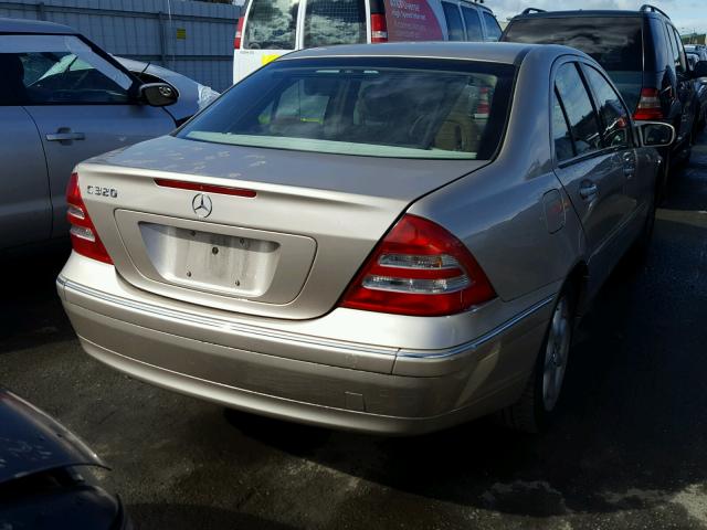 WDBRF64J24F539202 - 2004 MERCEDES-BENZ C 320 GOLD photo 4