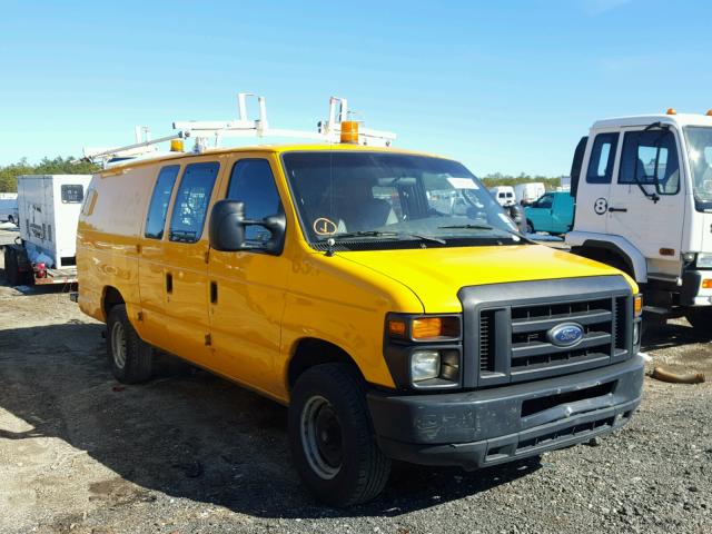 1FTSS34L38DA10177 - 2008 FORD ECONOLINE YELLOW photo 1