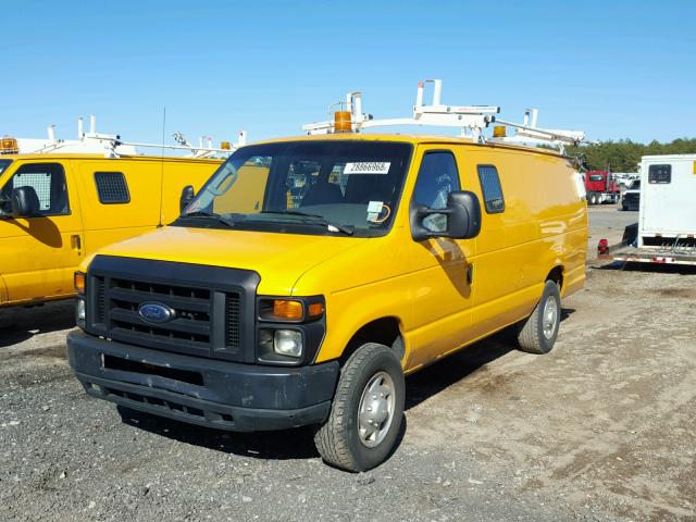 1FTSS34L38DA10177 - 2008 FORD ECONOLINE YELLOW photo 2