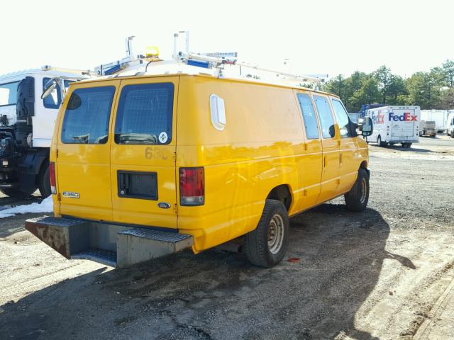 1FTSS34L38DA10177 - 2008 FORD ECONOLINE YELLOW photo 4