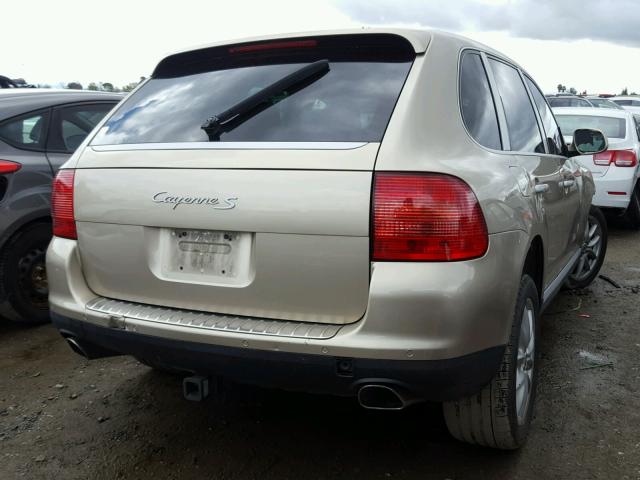 WP1AB29P44LA75104 - 2004 PORSCHE CAYENNE S TAN photo 4