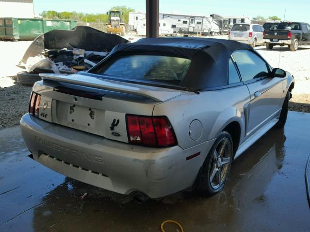1FAFP45X8YF308017 - 2000 FORD MUSTANG GT SILVER photo 4