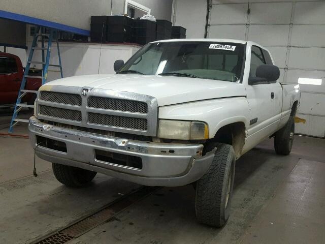 3B7KF23651G753457 - 2001 DODGE RAM 2500 WHITE photo 2