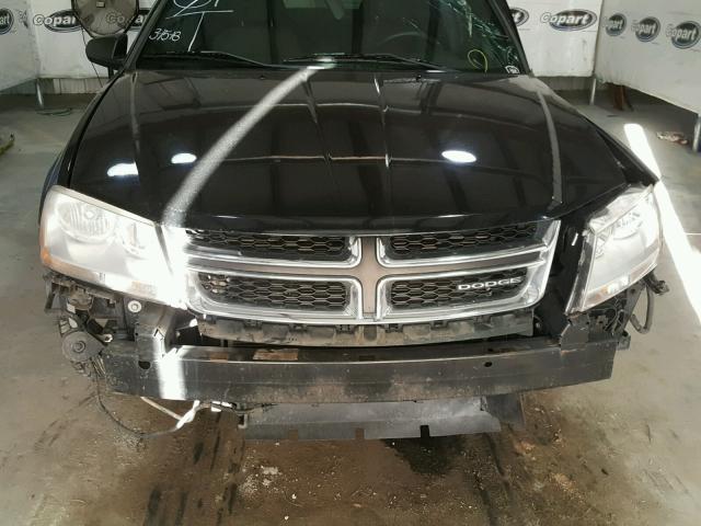 1B3BD4FB4BN624887 - 2011 DODGE AVENGER EX BLACK photo 7