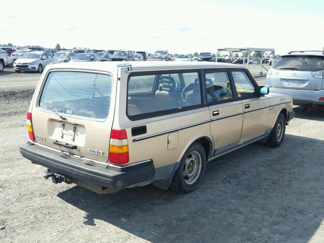 YV1AX8859H1744646 - 1987 VOLVO 245 DL TAN photo 4