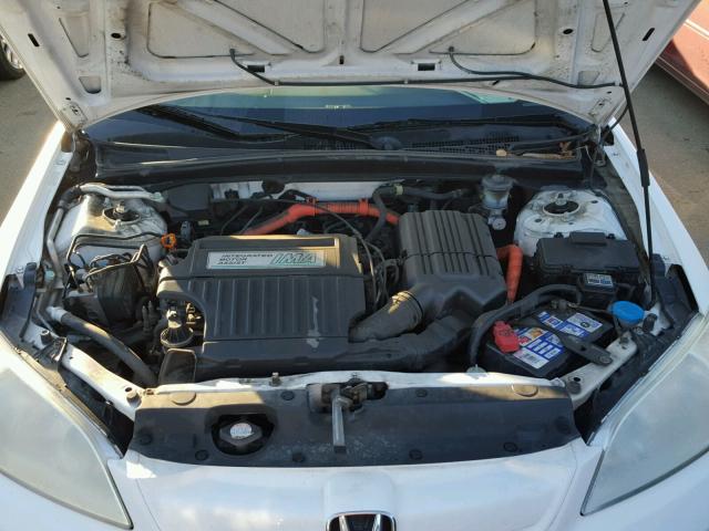 JHMES96694S019090 - 2004 HONDA CIVIC HYBR WHITE photo 7