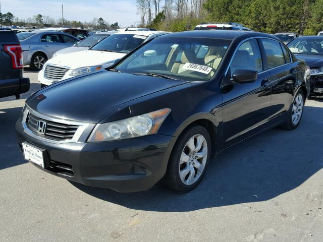 1HGCP26878A153113 - 2008 HONDA ACCORD EXL BLACK photo 2