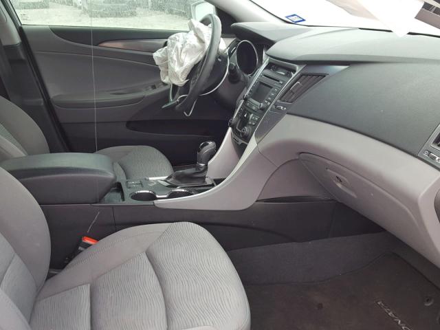 KMHEC4A44EA117311 - 2014 HYUNDAI SONATA HYB GRAY photo 5