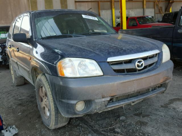 4F2YZ04143KM55051 - 2003 MAZDA TRIBUTE LX BLUE photo 1