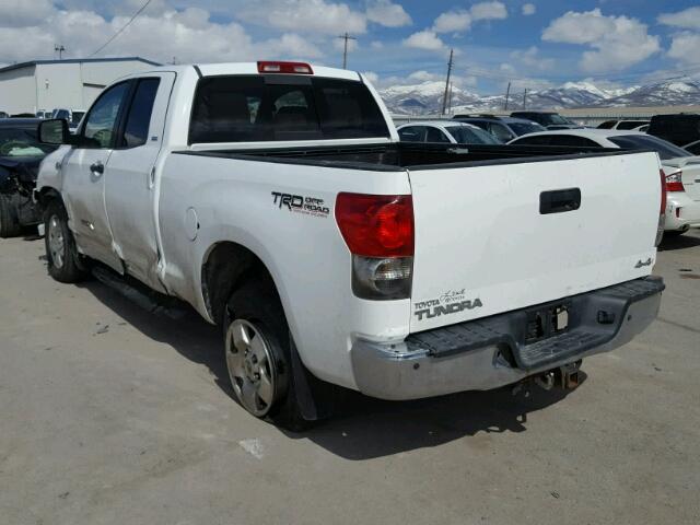 5TBBV54157S453024 - 2007 TOYOTA TUNDRA DOU WHITE photo 3