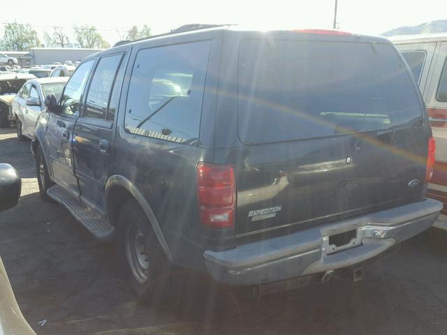 1FMRU17L0YLC38986 - 2000 FORD EXPEDITION BLACK photo 3