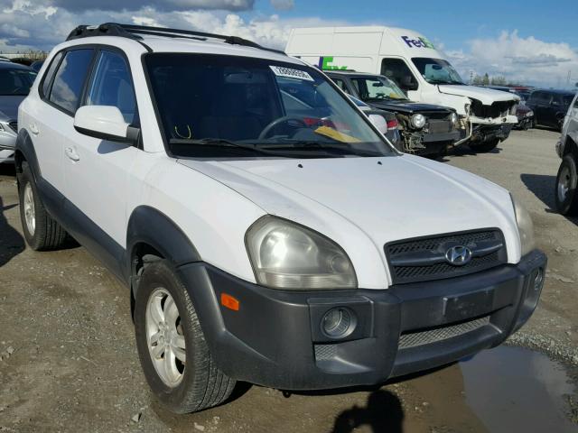 KM8JN12D06U361608 - 2006 HYUNDAI TUCSON GLS WHITE photo 1