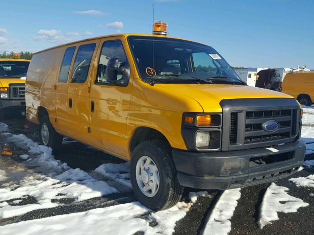 1FTSS34L38DA10180 - 2008 FORD ECONOLINE YELLOW photo 1