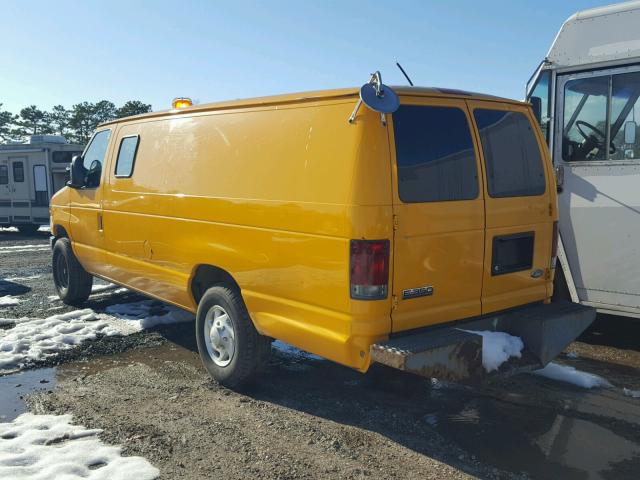 1FTSS34L38DA10180 - 2008 FORD ECONOLINE YELLOW photo 3