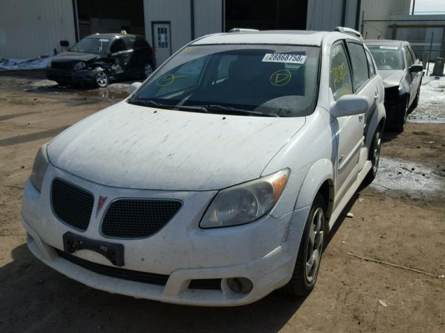 5Y2SL65887Z406177 - 2007 PONTIAC VIBE WHITE photo 2