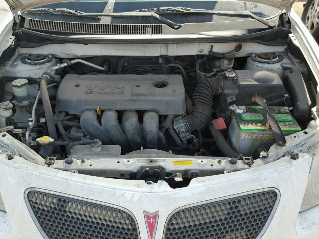 5Y2SL65887Z406177 - 2007 PONTIAC VIBE WHITE photo 7