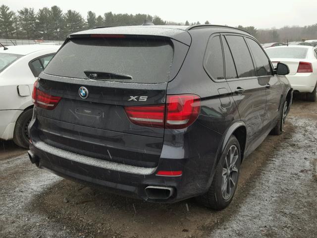 5UXKR6C52F0J75799 - 2015 BMW X5 XDRIVE5 BLACK photo 4