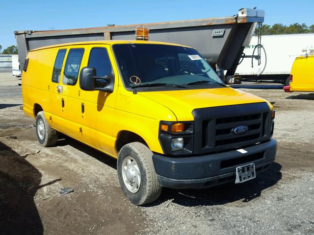 1FTSS34L58DA10164 - 2008 FORD ECONOLINE YELLOW photo 1